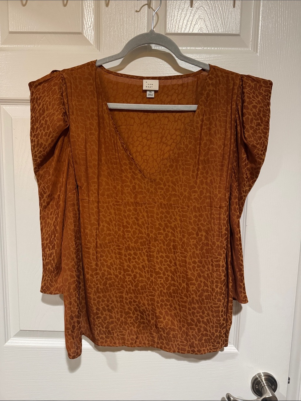 A New Day animal print blouse